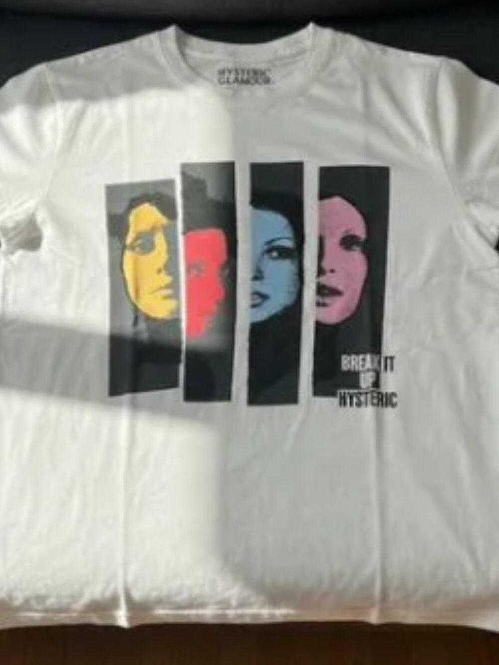 Hysteric Glamour Graphic Faces T-Shirt – White